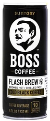 BOSS Coffee by Suntory - Japanese Flash Brew Original Black Coffee, 8o