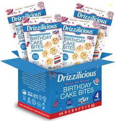 Drizzilicious Mini Rice Cakes Birthday Cake Americas 250th Anniversary