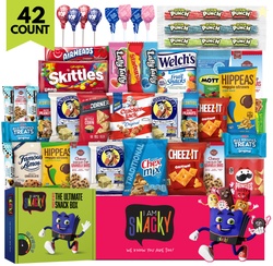I AM Snacky Variety Pack Snack Box (42 Count) Chips Cookies Candy Crac
