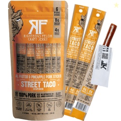 Righteous Felon Meat Sticks - Gluten Free & Keto Pork Sticks Protein S