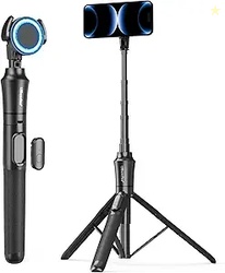 UBeesize 72'' Magnetic Tripod for iPhone with Remote Extendable Cell P