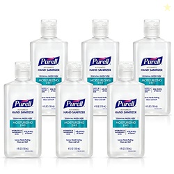 Purell 2in1 Moisturizing Advanced Hand Sanitizer Gel, 4 oz Portable Bo