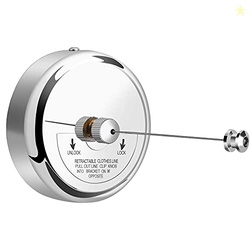 Retractable Clothesline 9.0 Feets, 304 Stainless Steel Clothes Line Dr
