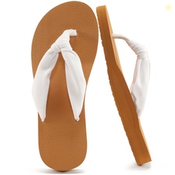 Ecetana Flip Flops for Women Comfort Yoga Mat Summer Beach Thong Sanda