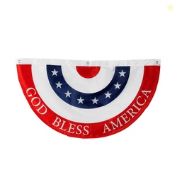 39" x 22" God Bless America Bunting 4th of July Party Decorations