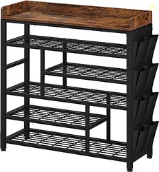 EnHomee Shoe Rack for Entryway, 6 Tier Shoe Organizer with Adjustable 