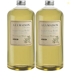 A LA MAISON Rosemary Mint Natural Hand Wash Made with Essential Oils -