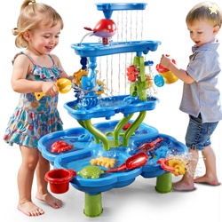 Dinosaur Planet Kids Sand Water Table 4-Tier Sand And Water Play Table