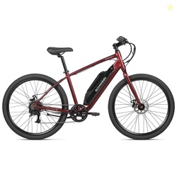 Schwinn Regent Electric Hybrid Bike 27.5 Inch Wheel Adult Unisex Red
