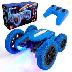 USA Toyz Summer RC Car Off-Road LED Stunt Toy Boys Girls Ages 6+ Blue