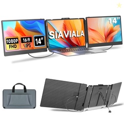 Laptop Screen Extender Monitor 14" IPS Triple Portable Monitor for Lap