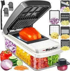 Mueller Vegetable Chopper Mandoline Slicer Food Veggie Chopper, Cheese