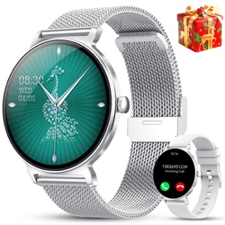 Smart Watch for Women 1.27" Thin Face Fitness Tracker with Bluetooth C