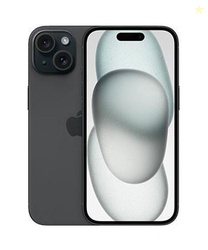 Restored Apple iPhone 15 - Unlocked - 128GB Black (Refurbished)