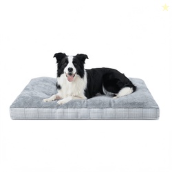 KSIIA 35in Washable Dog Bed for Large Dogs with Anti-Slip Bottom Pet P