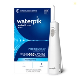 Waterpik Cordless 1100 Rechargeable Portable Water Flosser with 2 Sett