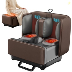 Comfier 2-in-1 Shiatsu Foot Massager & Heated Ottoman  Calf Foot Massa
