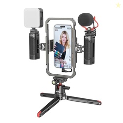 SmallRig Universal Phone Video Rig Kit for iPhone, Smartphone and Came