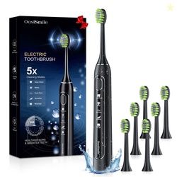 OasiSmile Sonic Electric Toothbrush for Adults and Teens Travel Rechar