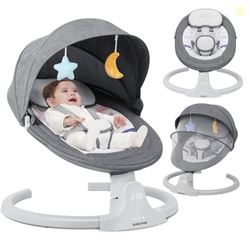 Babyeap Baby Swing for Infants - APP Remote Bluetooth Control 5 Speed 