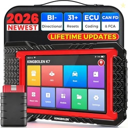 KINGBOLEN K7 Bidirectional Scan Tool 2026 OBD2 Scanner Bluetooth with 