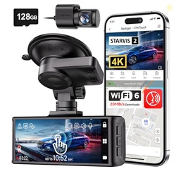 REDTIGER 4K STARVIS 2 Dash Cam Front and Rear, 5GHz WiFi 20MB/s Downlo