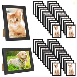 YOUKE OLA Set of 50 Picture Frame Bulk Photo Frames Wall Mounting Simp