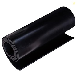 Neoprene Rubber Sheet 1/8" Thick x 16" Wide x 30" Long, Solid Rubber S