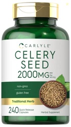 Carlyle Celery Seed Extract Capsules | 240 Count | Traditional Herb Su