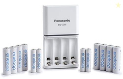 Eneloop Panasonic K-KJ55MC84CZ Power Pack; 8AA, 4AAA, and Advanced Bat