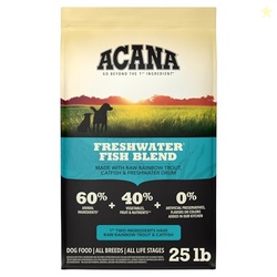 ACANA Grain Free Dry Dog Food Freshwater Fish Recipe 25lb Bag