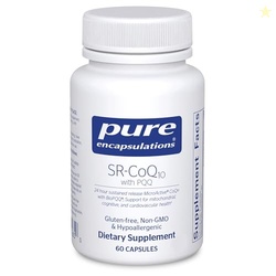 Pure Encapsulations SR-CoQ10 with PQQ - Heart Health Support* - Sustai