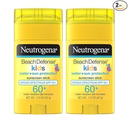 Neutrogena Beach Defense Kids Sunscreen Stick SPF 60+ Hawaii Reef Act 