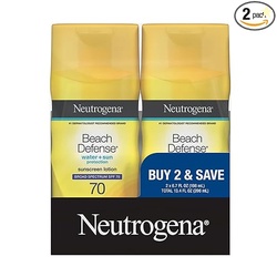 Neutrogena Sunscreen Lotion Beach Defense SPF 70 Face and Body Sunscre