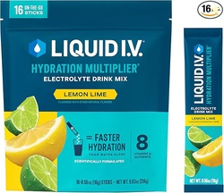 Liquid I.V. Hydration Multiplier - Lemon Lime | Electrolyte Powder Dri