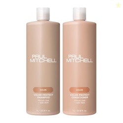 Paul Mitchell Color Protect Shampoo and Conditioner, Adds Protection, 