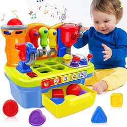 SYAOMUNLY Baby Toys for 1 Year Old Boy Girl Musical Learning Workbench