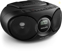 Philips Portable CD Player Boombox Radio CD Player Combo for Home, Ste
