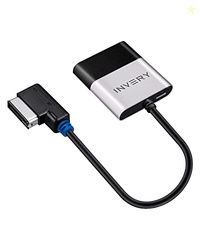 INVERY Airdual Bluetooth 5.0 aptX-HD Adapter Compatible for Audi MMI 3