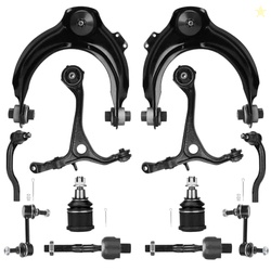 Front Upper Lower Control Arms Suspension Kit Ball Joints Sway Bars Ti