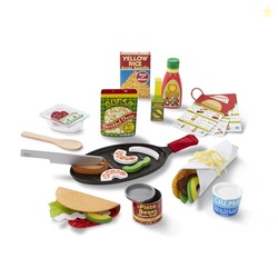 Melissa & Doug Fill & Fold Taco & Tortilla Set, 43 Pieces  Sliceable W