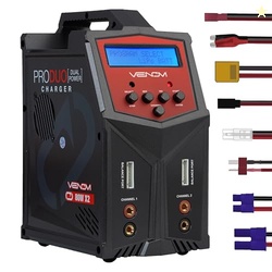Venom Power Pro Duo LiPo Battery Charger - LCD Screen, Charging Leads 