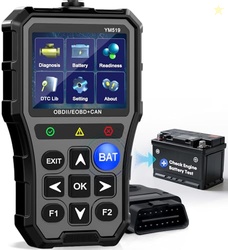 AMTIFO OBD2 Scanner with Battery Tester - Check Engine Light & Emissio