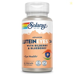 SOLARAY Advanced Lutein Eyes 24 mg - Lutein and Zeaxanthin Supplements