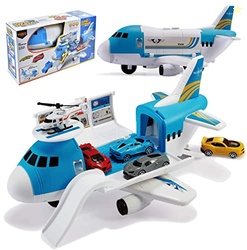 Tuko Transport Cargo Airplane Car Toy Play Set for 3+ Years Old Boys a