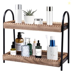 BDBDYEAY Bathroom Countertop Organizer, 2 Tier Vanity Organizer and St