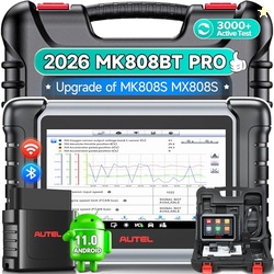 Autel Scanner MaxiCOM MK808BT PRO, 2026 Bidirectional Tool as MK900BT,