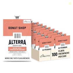 Flavia Alterra Donut Shop Coffee Freshpacks works only with Flavia Bre