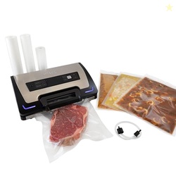 NESCO VS22LB Premium Vacuum Sealer for Home Food Storage, Electric Sea