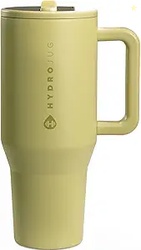HydroJug Traveler - 40 oz Water Bottle with Handle & Flip Straw - Fits